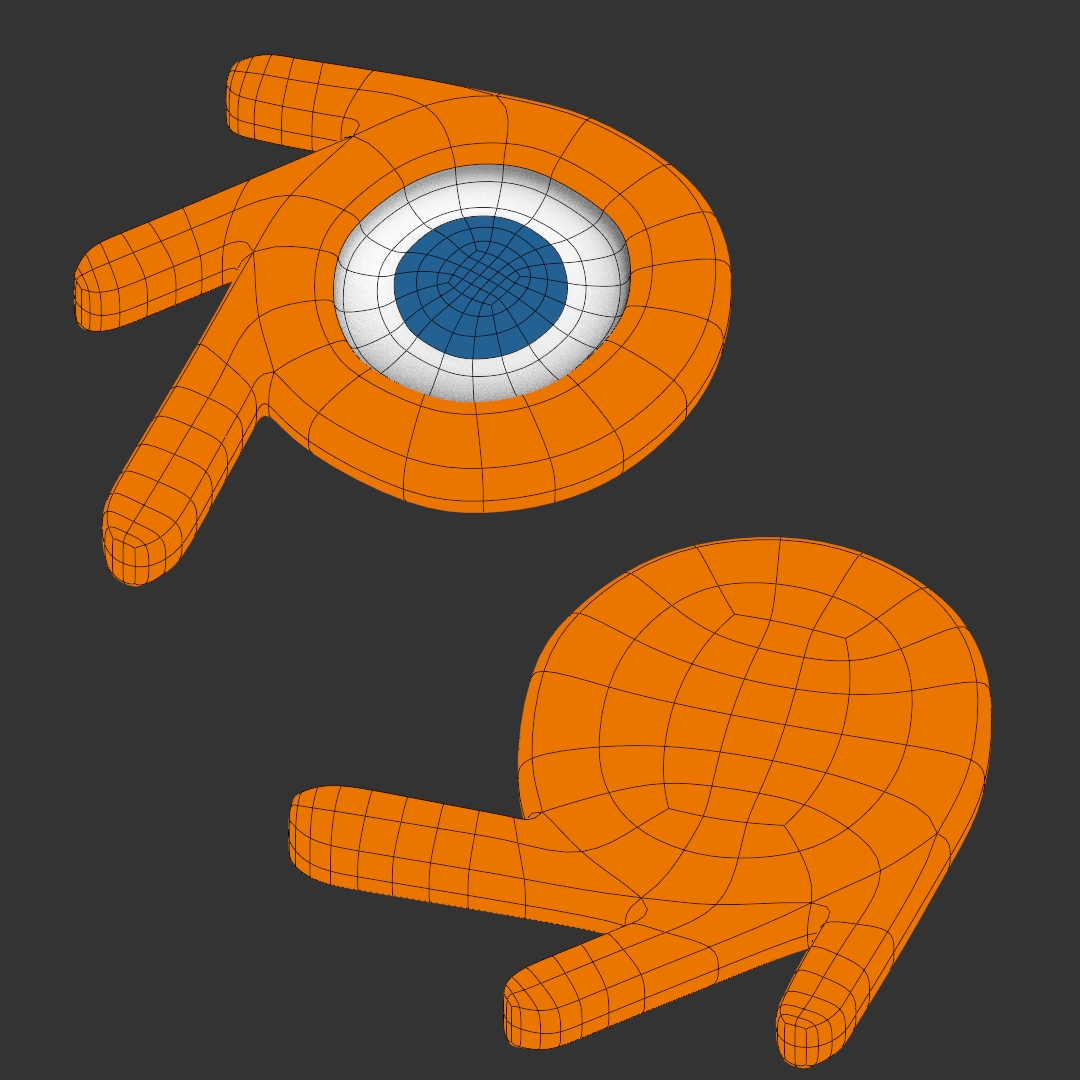 Blender Logo (with proper topology) preview image 1